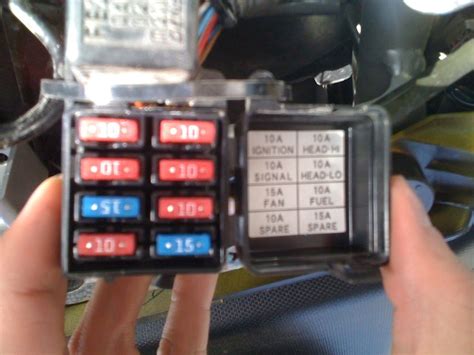 which fuses are for what on a 2007 gsxr 600 